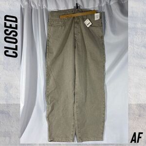 CLOSED BAKER JEANS RELAXED FIT HIGH RISE IN MARBLE GREY NWT SIZE 34”